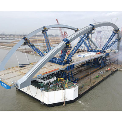 Estándar de la UE Caja prefabricada Estrutura de vigas Truss Kits Estructura de acero Construcción Arco Puente Fabricación Puentes