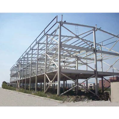 Edificio de construcción prefabricado de acero ligero, almacén de construcción de acero prefabricado