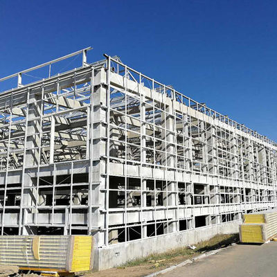 Fabrica Suministro directo Almacén prefabricado Estructura de acero Cuadro granja lechera Construcción de suministros almacén y sala de oficinas