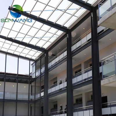 Edificios estructurales de acero laminado en caliente personalizados para almacén / taller / oficina