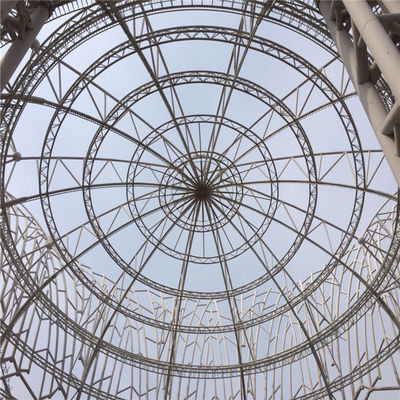 Truss de estructura de acero resistente a la intemperie con longitud de envergadura personalizable y resistencia a la corrosión para aplicaciones industriales