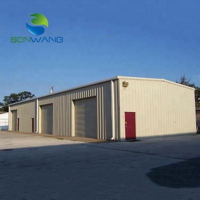 garaje de automóviles de estructura de acero diseñado para talleres comerciales de almacenamiento y reparación de vehículos de aparcamiento con puertas y ventanas personalizables