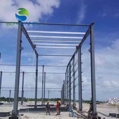 Construcción prefabricada de estructuras de acero para almacén/fábrica/taller/hangar