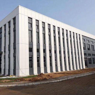 Cimentación de pilares de hormigón/acero para almacén y taller, acero grado Q345B, materiales de construcción con paneles sándwich