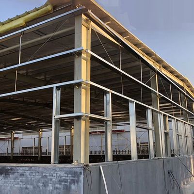 Construcción moderna de bajo costo de alta calidad de metal estructura de acero casas prefabricadas almacén en venta
