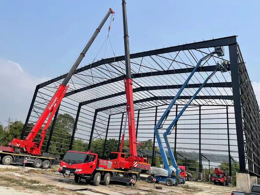 estructura prefabricada de acero almacén taller edificio de metal