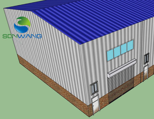 Construcción metálica Prefabricación de estructuras de acero de gran envergadura Taller comercial