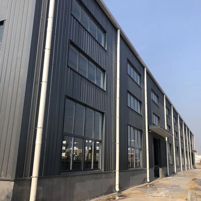 Estructura de acero versátil con pinturas galvanizadas y opciones de diseño de ventanas de aleación de aluminio