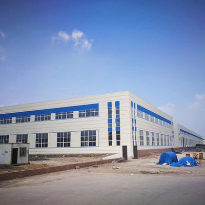 Construcción de edificios de almacén de acero estructura de aluminio gran estructura de almacenamiento casas prefabricadas agricultura almacén