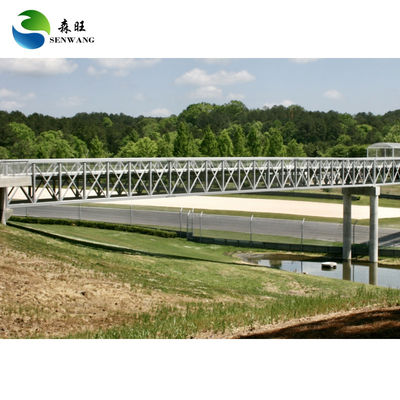 Puente prefabricado de acero, puente de acero de construcción rápida.