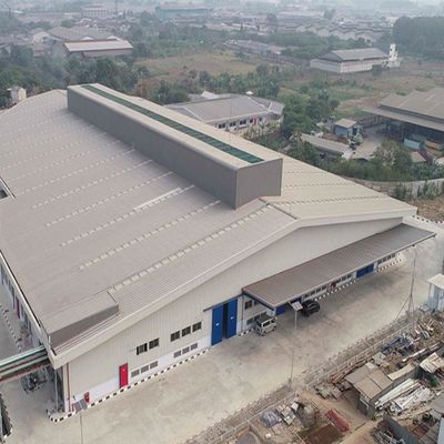 Conexión de pernos industriales Construcción de edificios de metal galvanizado Marco de estructura de acero