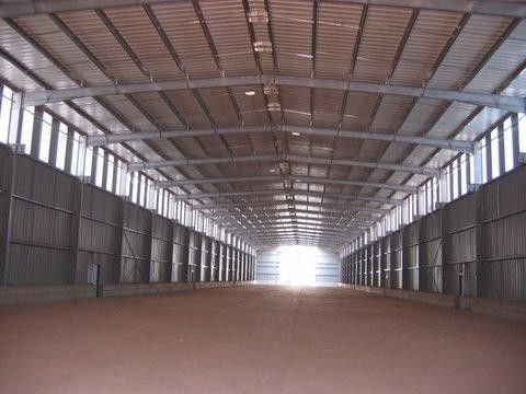 Construcción de un almacén de estructura de acero galvanizado Q355 Q235