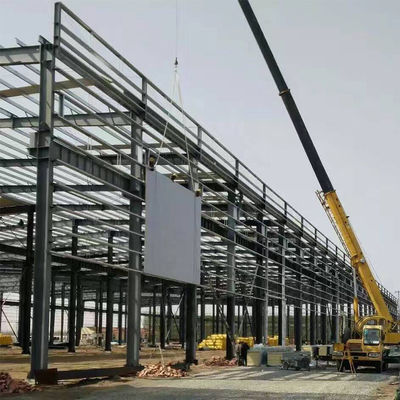 Edificio comercial de acero estructural Cuadro de acero galvanizado Edificio industrial