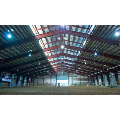 Taller principal de acero ligero Q355 para taller prefabricado con 9 puntos sísmicos y período de construcción corto