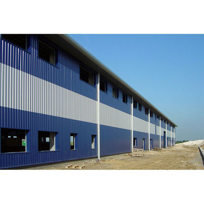 Edificio de acero prefabricado para almacén de fácil montaje con materiales de acero plástico y aluminio