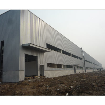 Edificio de taller con estructura de acero y revestimiento metálico modular portátil hecho a medida, estructura bien soldada y multifuncional