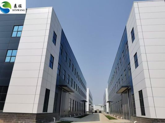 Cuadro de acero ligero modular Construcción de almacenamiento eficiente Soluciones de espacio industrial
