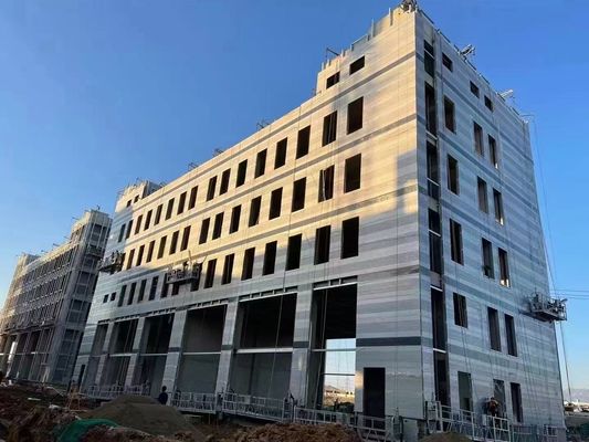 Taller de pilares de hormigón/acero personalizables, edificios de acero estructural y almacén