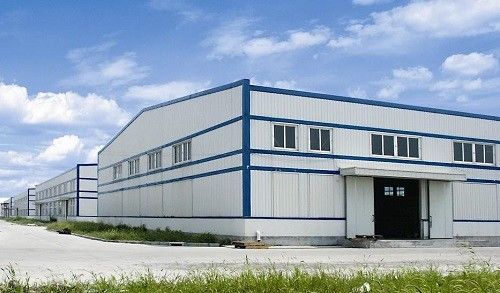 Q235 / Q345 Taller de acero de bajo carbono Estructura de acero Tipo ligero