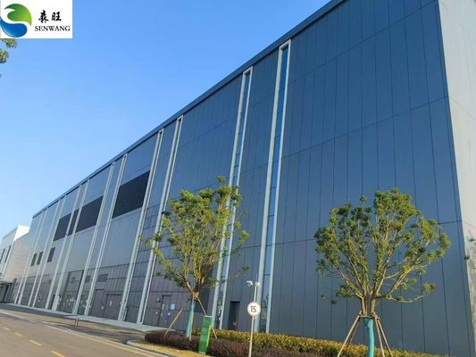 Edificio de estructura de acero con conexión atornillada/soldada y guía en línea