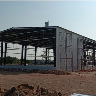 Estructura de acero a medida Almacén de acero de grado Q235 Q355