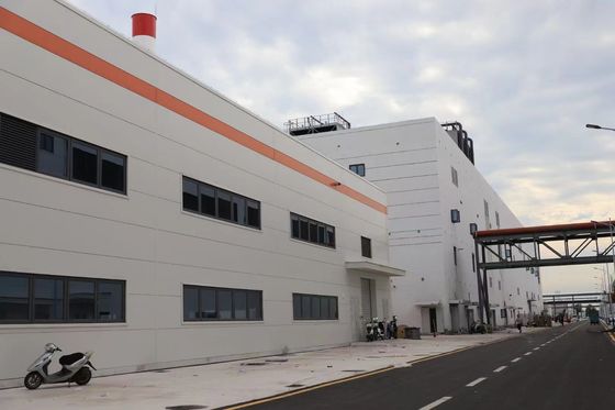 Edificio de estructura de acero a medida para el depósito industrial