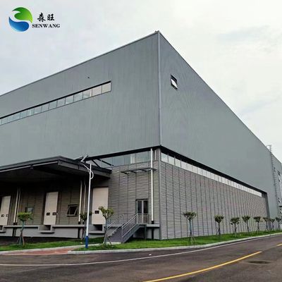 Almacén de estructura prefabricada de acero con marco de acero Q235/Q355