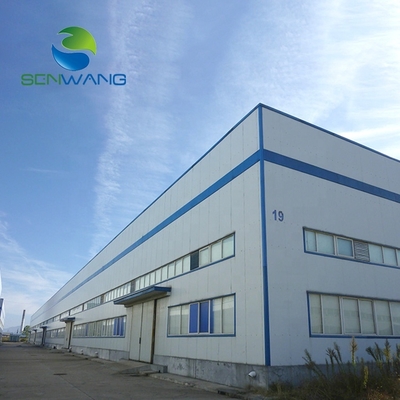 Estructura de acero galvanizado en caliente para almacén, estructura de pórtico Q235/Q355