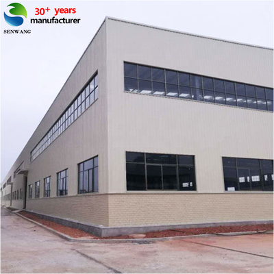 Almacén de acero prefabricado con estructura de pórtico Q235/Q355