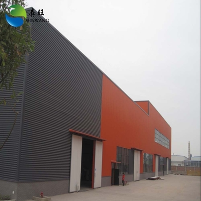 Almacén de estructura de acero personalizable con columnas de acero de sección H