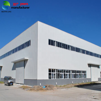 Estructura de marco de portal de almacén de acero prefabricado Q235/Q355