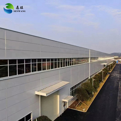 Almacén de estructura de acero con CZ Purlin y correa de ángulo