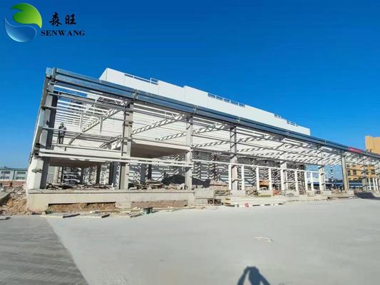 Taller de estructura de acero de tamaño personalizable con estructura de estilo ligero e instalación de ingeniero en el sitio