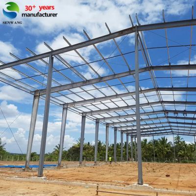 Almacén de estructura de acero con certificación CE con modelos Q235 Q345 Q355B y galvanización en caliente