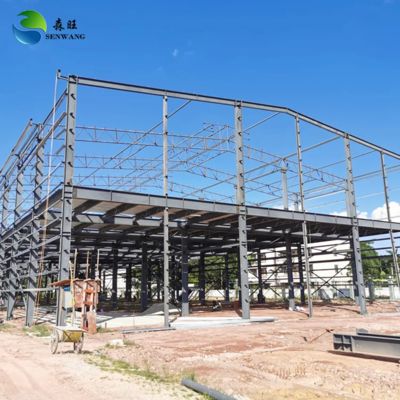 Customized Steel Structure Warehouse with ±1% Tolerance and 1.2m Height Brick Wall Fire Resistance Grade A
