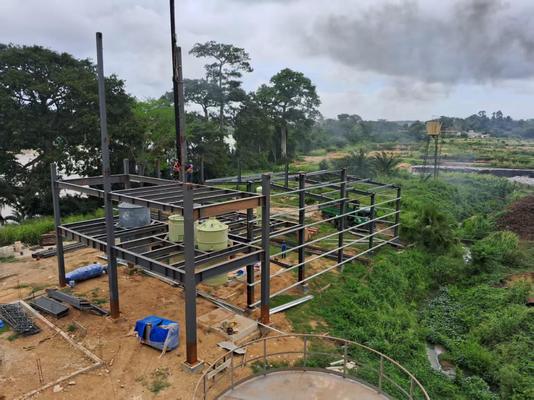 Almacén de estructura de acero de 9 puntos sísmicos con estructura de celosía de gran luz y plano de dibujo personalizable