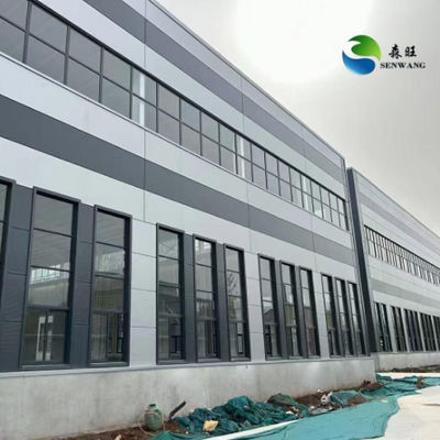 Almacén de estructura de acero impermeable con aislamiento térmico opcional y tamaño personalizado para almacenamiento industrial