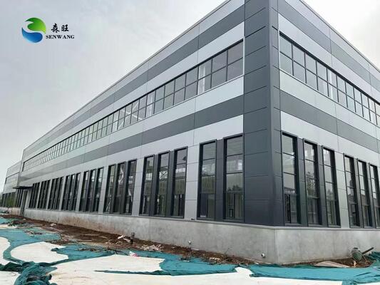 Taller de estructura de acero de 9 puntos sísmicos con acero ligero Q355 y corto período de construcción