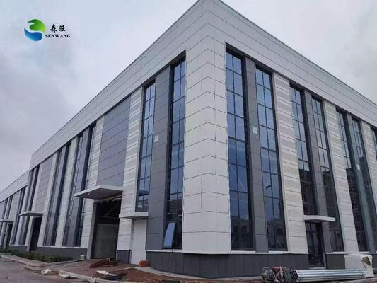 Almacén de acero de sección H de tamaño personalizado con alta resistencia al clima y acero Q235 Q345 para almacenamiento industrial