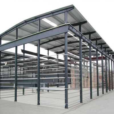 Taller de estructura de acero sísmico de 9 puntos con estructura principal de acero ligero Q355 para un período de construcción corto