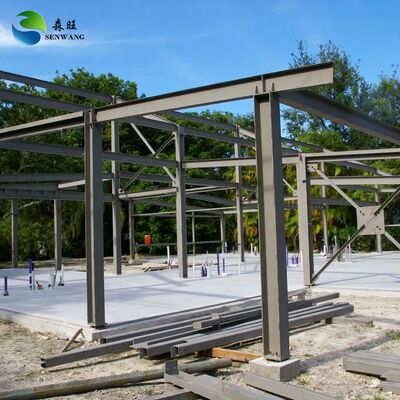 Edificio de almacenamiento de acero de calidad con acabado de vela pvdf que proporciona protección contra los elementos ambientales y el desgaste