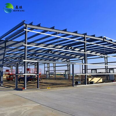 Bolsas Conexión Estructura metálica Calidad de acero de almacén Ideal para almacenamiento industrial a gran escala y operaciones logísticas