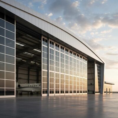 Almacén de estructura de acero ecológico personalizado con resistencia al terremoto de 7 ~ 9 grados y resistencia a la carga del viento hasta 0,45 KN / m2