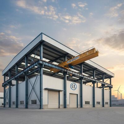 Trabajo de estructura de acero de grado Q235 Q355B resistente a la corrosión con conexión de pernos para aplicaciones industriales