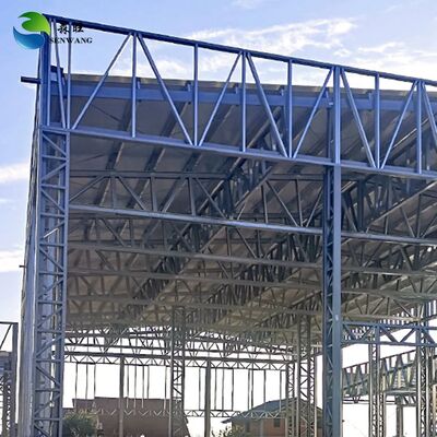 KXD-SSW181 Taller de estructuras de acero incluyendo cañón de lluvia de PVC Producción anual de 30000 toneladas Perfecto para grandes proyectos industriales
