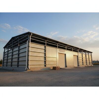 Edificio de acero modular de fuerte resistencia al impacto con carga de viento de 200 km/h y diseño de peso ligero