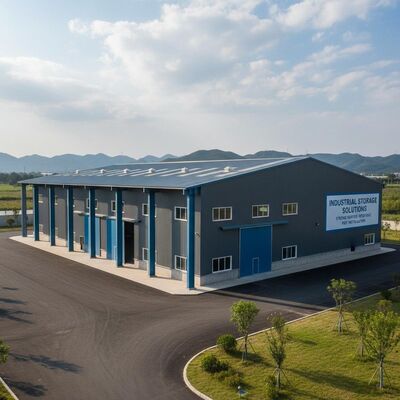 Almacén de estructuras prefabricadas de acero ecológicas de ≥ 5000 m2 personalizado con resistencia a la carga del viento hasta 0,45 KN/m2