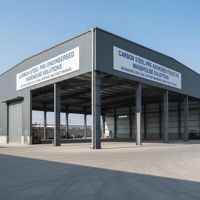 50 Years Structural Steel Storage Building Built with High Prefabrication Accuracy Delivering Industrial Storage Capacity