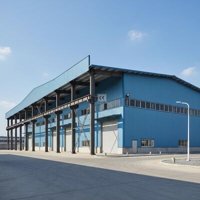 Taller de Estructuras de Acero Tratado Térmicamente Taller de Metal Combinando Marco Tratado Térmicamente y Estructura de Acero para Uso Industrial