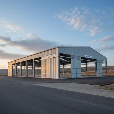 Q235 Steel Structure Warehouse with Seismic Load Design and 50 Years Service Life for Structural Stability